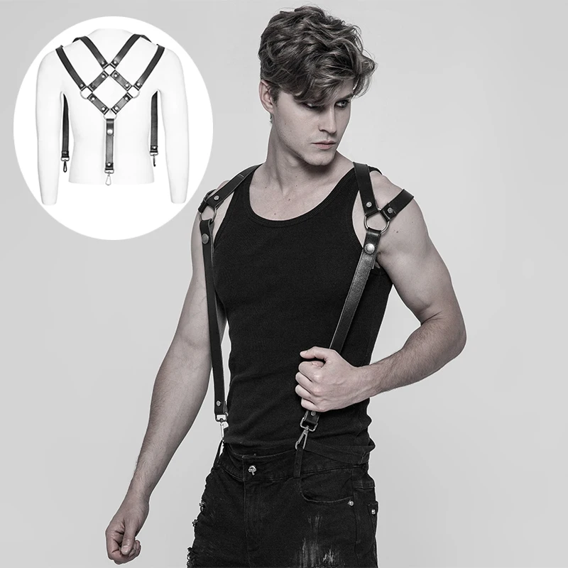 

PUNK RAVE British Street Punk Rivet Shoulder Strap Waistband Halloween Stage Cosplay Accessries