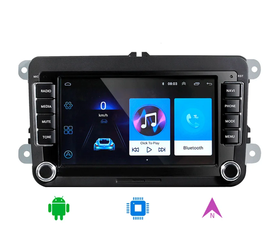 Радиоприемник vw rns 510 VW golf 4 5 6 touran passat B6 sharan jetta caddy transporter t5 polo tiguan с gps-навигацией |