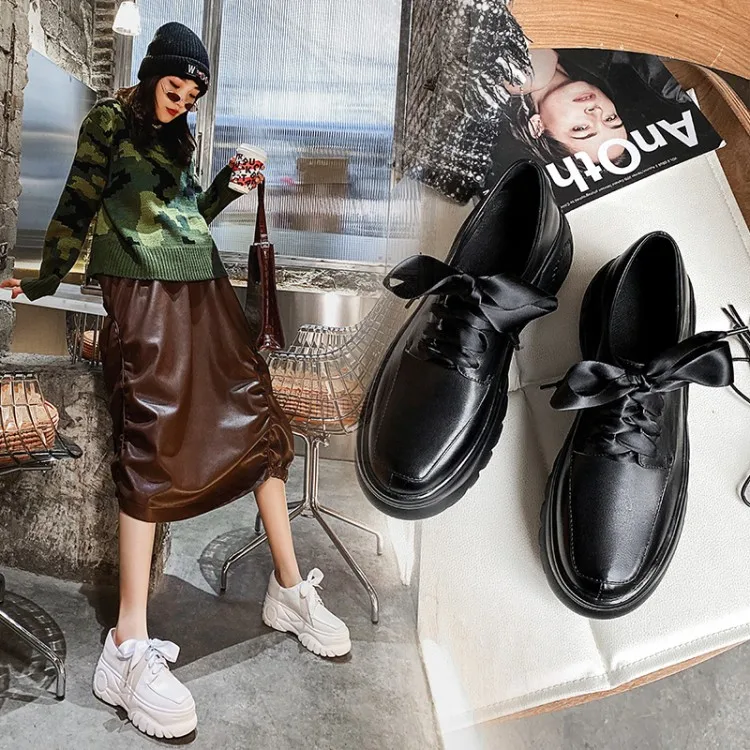 

Pq1-1u Genuine Leather Casual Genuine Leather Lace-up Shoes
