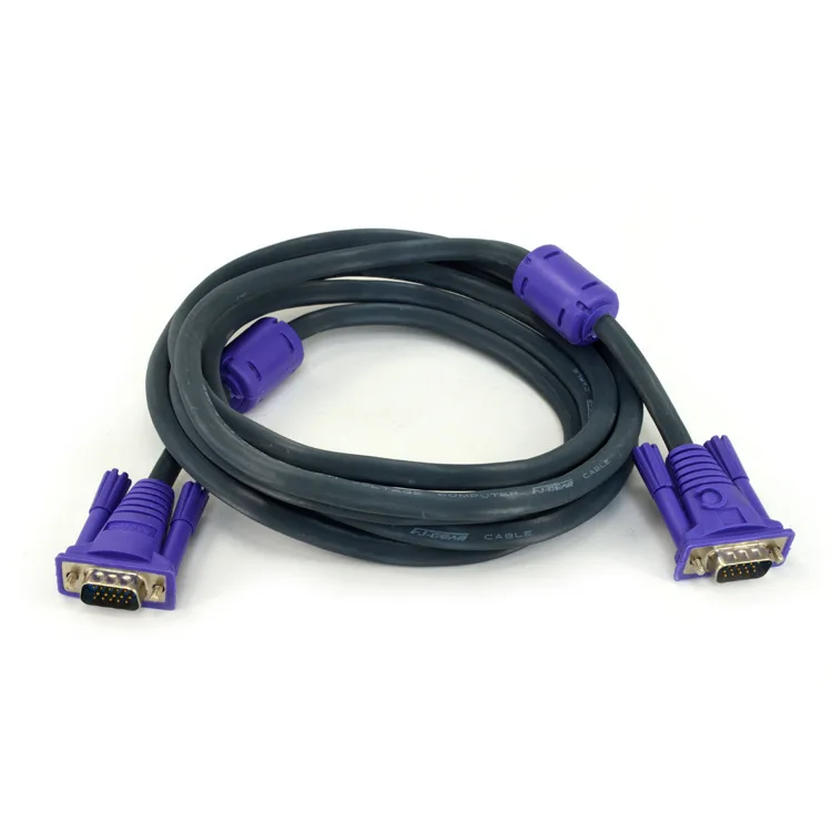 

Projector Only VGA Cable 3 + 6 Double Magnet Ring Monitor Cable 1.5/3/5/10/15/20/25/30/40 M
