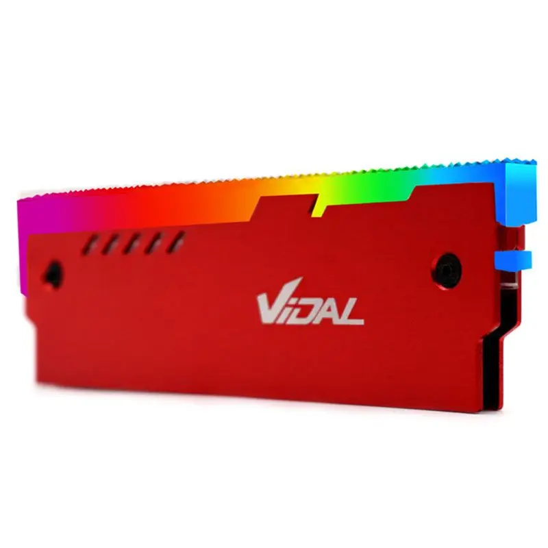 Colete resfriador de desktop 12v rgb, placa mãe de alumínio síncrono com mudança de calor, cooler c26|Ventiladores e resfriadores| - AliExpress