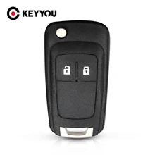 KEYYOU – boîtier de télécommande de remplacement pour Chevrolet Epica Lova, 2 boutons, 10 pièces/lot