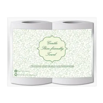 

2 Rolls Thickened Large Capacity Paper Towels Bathroom Household White Tissue Soft 4 Layers Toilet Paper Logs In Stock