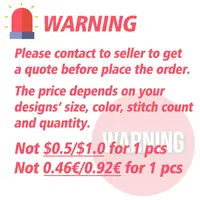 Buy Personalized Custom Embroidery Patch Your Own Design Name Tag Brand Letter Large Military Biker Applique Patches For jacket Online - Image 2