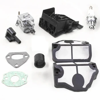 

8pcs/Set Carburetor Gasket For HUSQVARNA 142 136 141 137 Air Filters Spark Plug