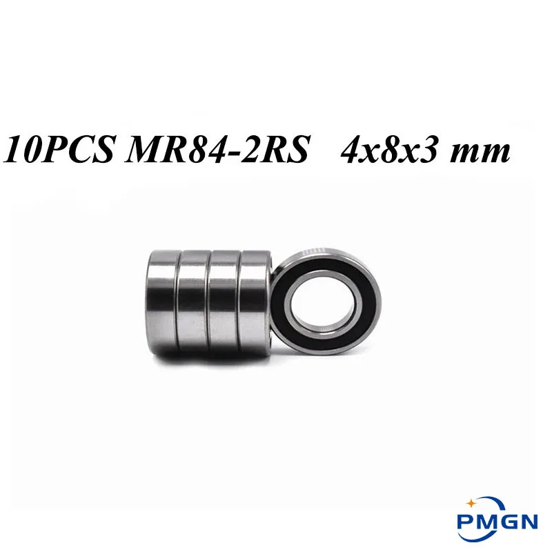 10 шт. ABEC-5 MR84-2RS MR84 2RS RS MR84RS 4x8x3 мм Резиновый Герметичный миниатюрный