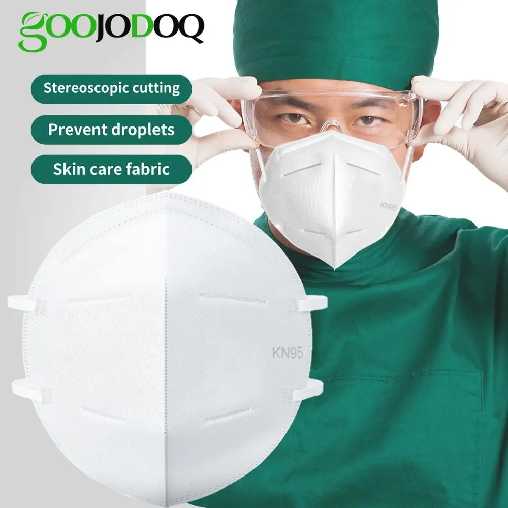 

KN95 Face Mask PM2.5 Anti-fog Strong Protective Mouth Dustproof Anti-fog 95% Filtration Breathable Face Masks CE Certification