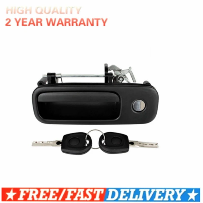 Фото Задняя внешняя дверная ручка с замком для GOLF IV Lupo Seat Arosa 1997-2006 1J6827297G 1J6827565B №1