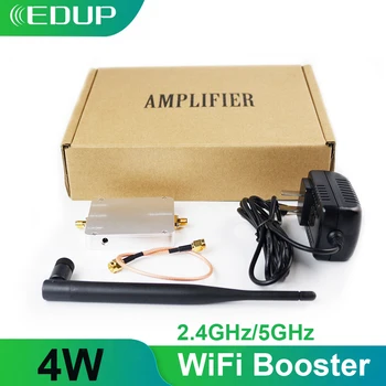 

EDUP 5GHz/2.4GHz 4W Wifi Signal Booster Wireless Repeater Broadband Amplifier for WIFI Router Accessories Range Extender Adapter