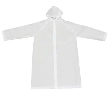 

2 Pcs Reusable Rain Poncho with Hood and Sleeves for Adults by