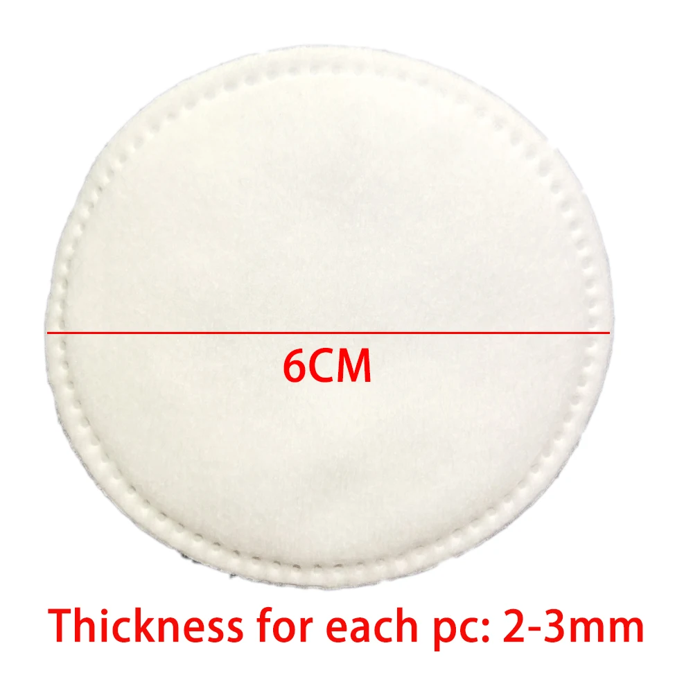 80 Pieces Round 100% Cotton Pad Facial Makeup Remover Pad Disposable Facial Cleaning Wipe Pads makeup remover pads