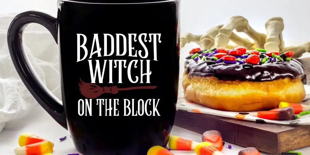 Baddest ведьма на черном счастливом декоративное украшение для Хэллоуина настенные