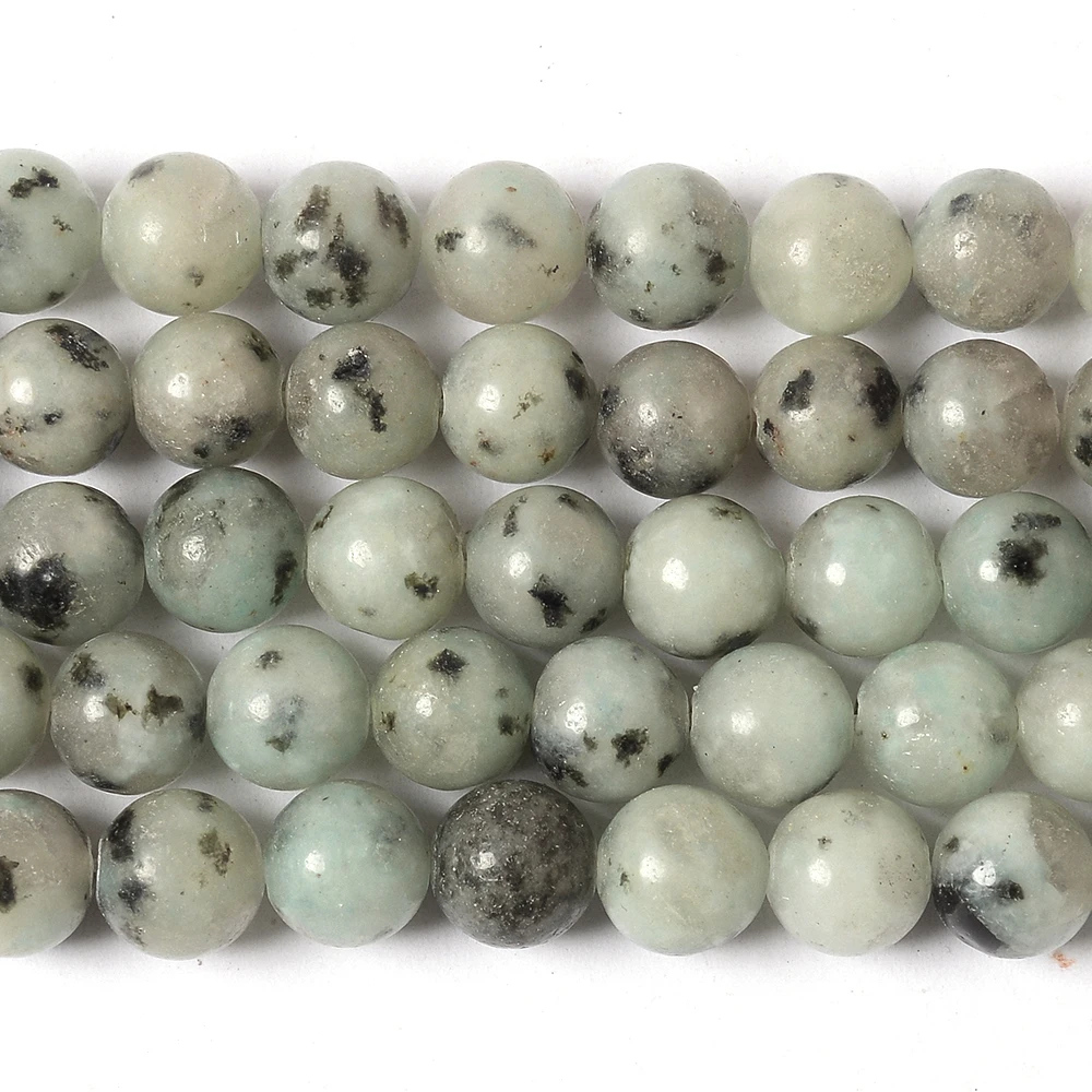 Enhanced Natural Stone Beads Collection: Aventurine, Lava, Amazonite, and Malachite Crystals for DIY Jewelry and Bracelet Crafting (4/6/8/10/12mm)