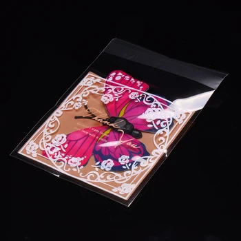 

100pcs/set Plastic Bracelets Earrings Necklace Rings Gift Bags Jewelry Package Organizer Storage Case 7x7cm 10x10cm 14x14cm