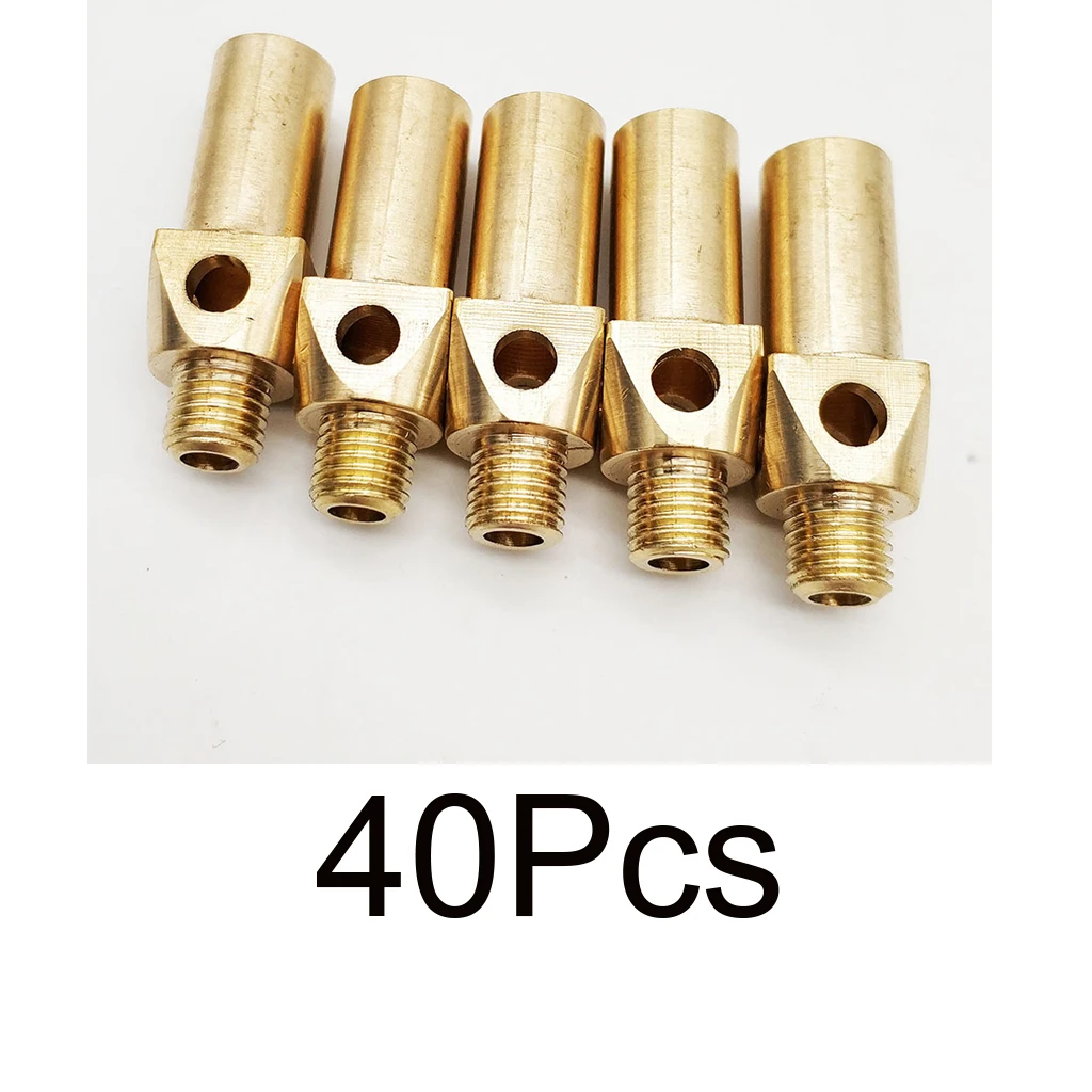 40Pcs Heavy Duty Premium Brass Natural Gas Jet Gas Burner Tips Propane
