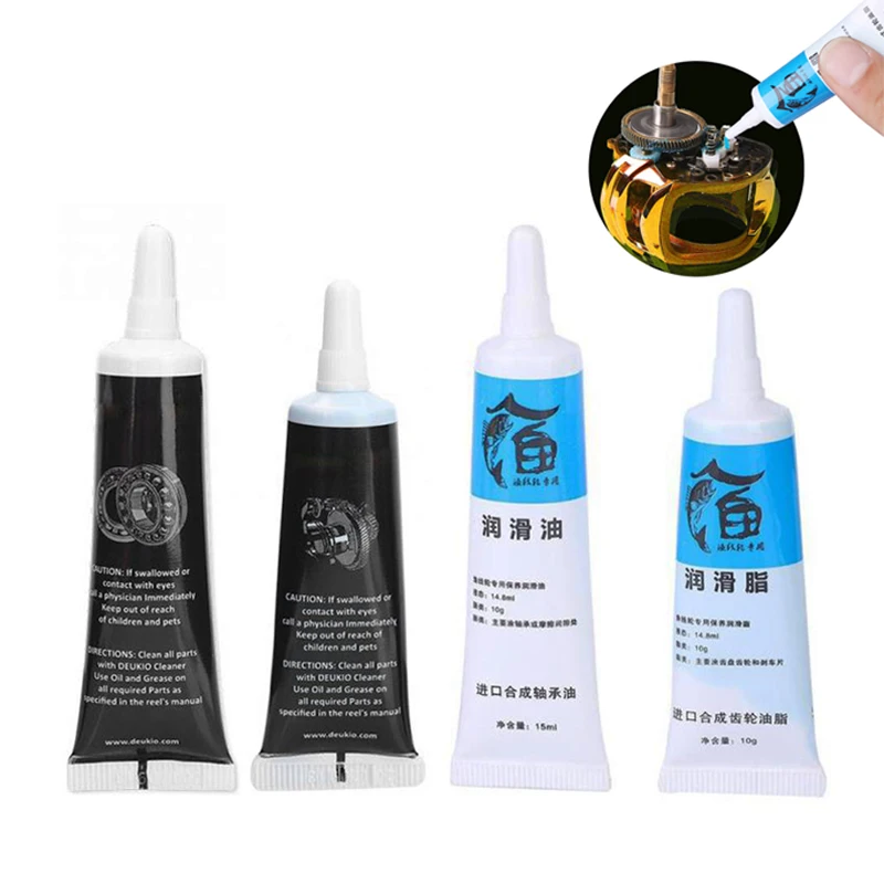 Deukio Fishing Reel Lubricating Grease And Lubricant Oil Fishing Accessories Metal Sprocket Bearing Maintenance Fishing Tool Fishing Tools Aliexpress