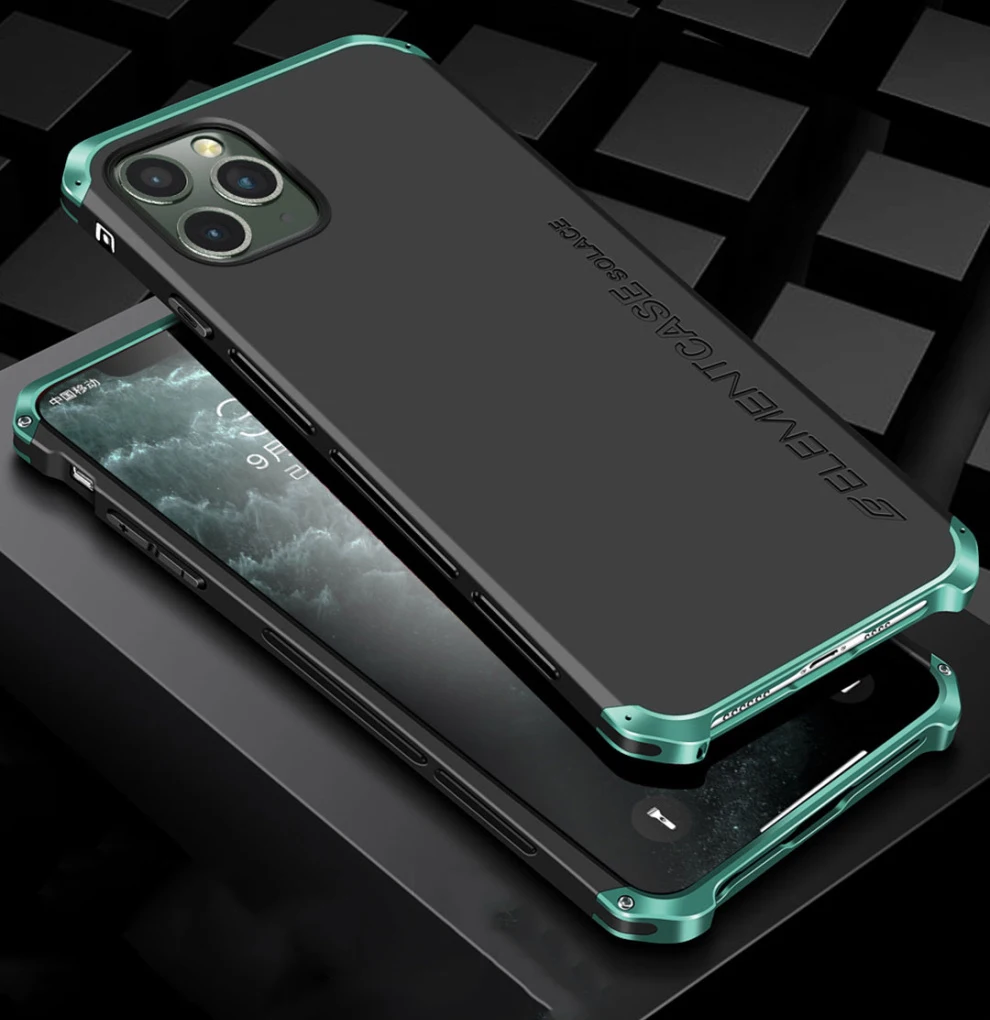 Металлический Алюминиевый Чехол бампер для iphone XS Max гибридный чехол накладка из