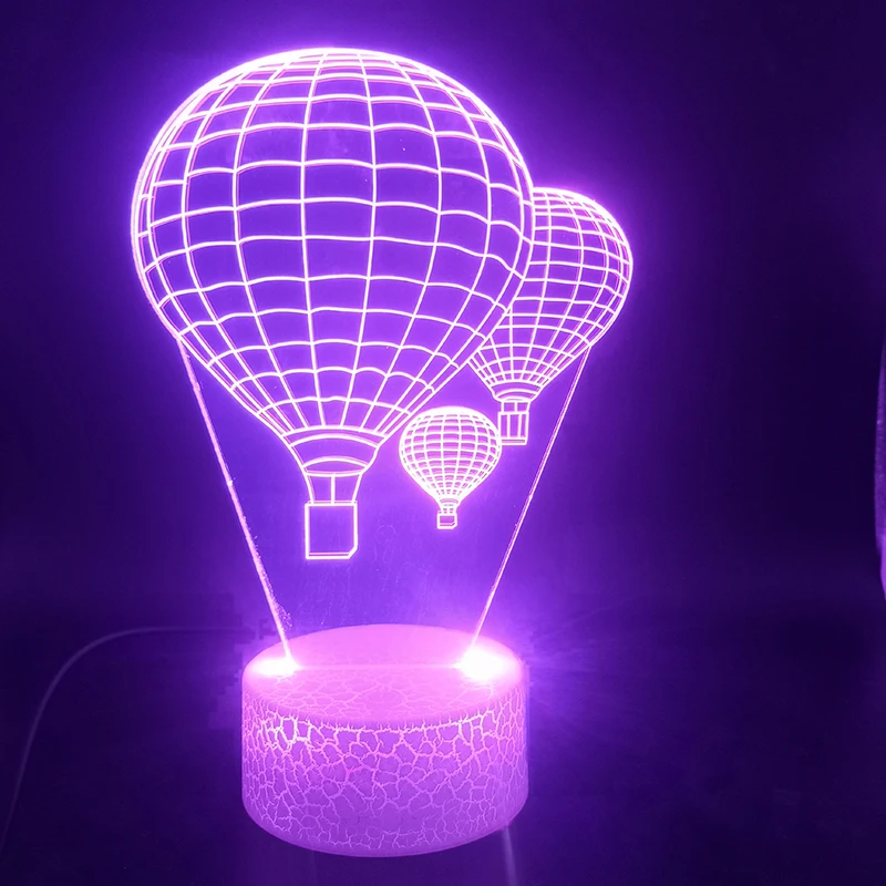 3D лампа с воздушным шаром Bluetooth динамик базовая атмосфера изменение цвета