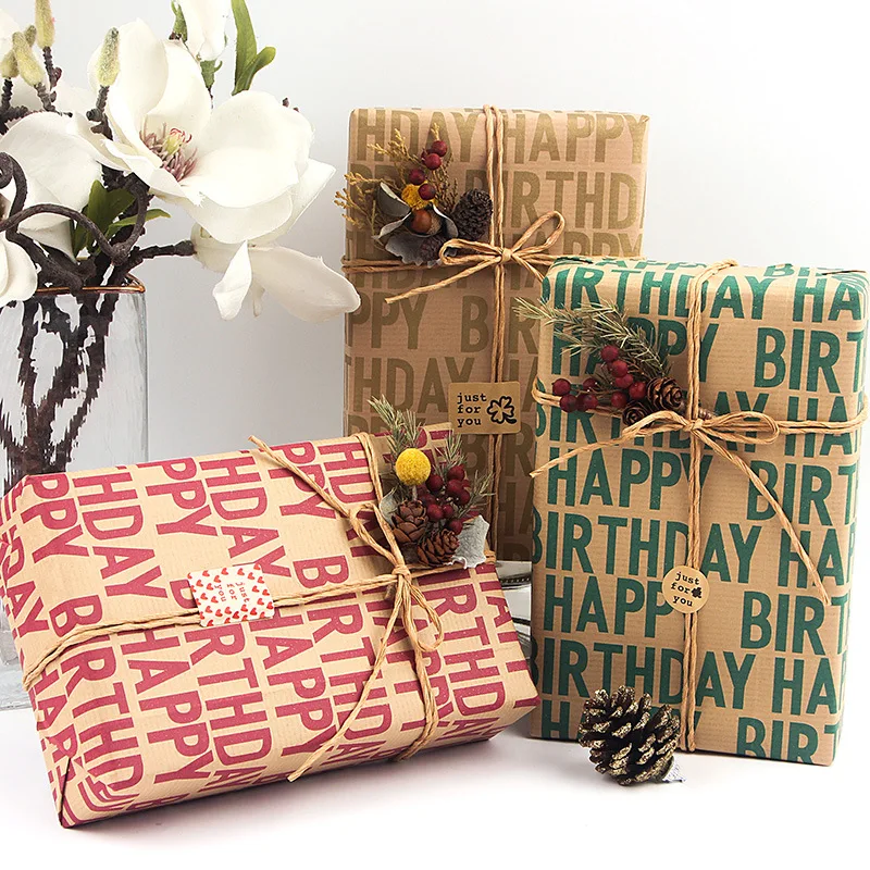 20pcs/pack of Flowers Wrapping Paper Two-color Double-sided Bouquet Floral Wrapping Paper Florist Supplies Wholesale