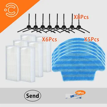 

Robot Vacuum Cleaner Filters side brush for CHUWI V3 iLife X5 V5 V50 V3 V5PRO ECOVACS cr120 CEN540 parts set