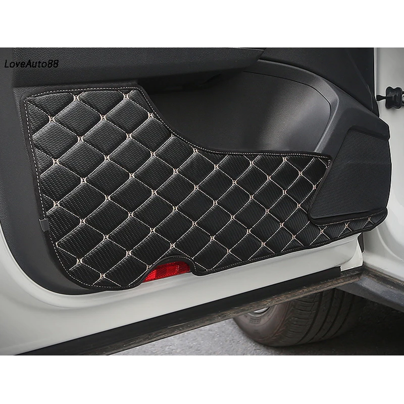 Двери автомобиля топливного бака защитная накладка дверная планка анти пэд анти-грязный коврик крышка Стикеры для Volkswagen VW T-Roc аксессуары