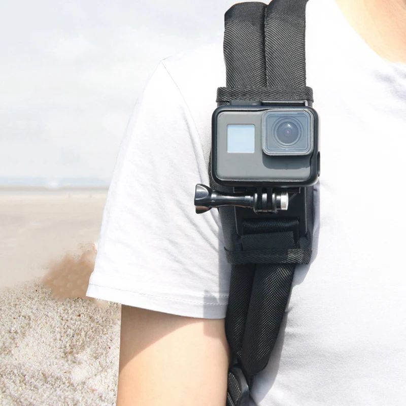 360 degrees Rotary Backpack Clip Mount for XiaoYi Gopro Hero8 7 6 5 4 Action Camera Accessories