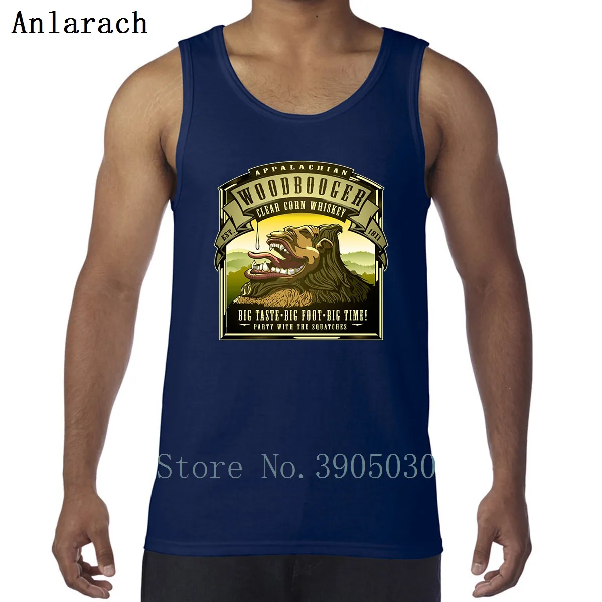 Appalachian Woodbooger Clear Corn Whiskey жилеты, европейский размер, дизайнерские майки, топы для мужчин, свободные, необычные, весна-осень - Цвет: Navy Blue