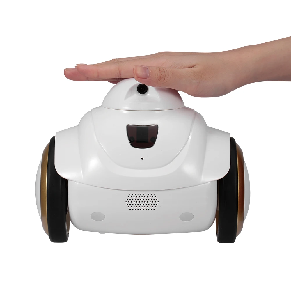 R02 робот видеокамера для наблюдения за домашними животными Детский Монитор WiFi камера Домашняя безопасность 720P камера Интеллектуальный интерактивный робот игрушки подарок для детская игрушка «любимчик»