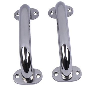 

2 Pieces Handrail 316 Stainless Steel Yacht Marine Hatch Grab Handle Door Handrail Boat Accessories Marine