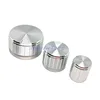 5pcs Silver Aluminum Alloy Potentiometer/Encoder Knobs Switch Caps 30/21/15 x 17mm Half Shaft Plum Shaft ► Photo 1/6