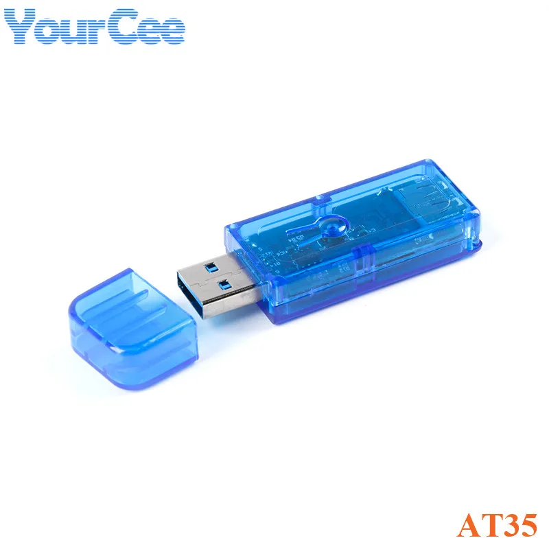 AT35 USB Вольтметр Амперметр измеритель тока мультиметр батарея Зарядка Внешний