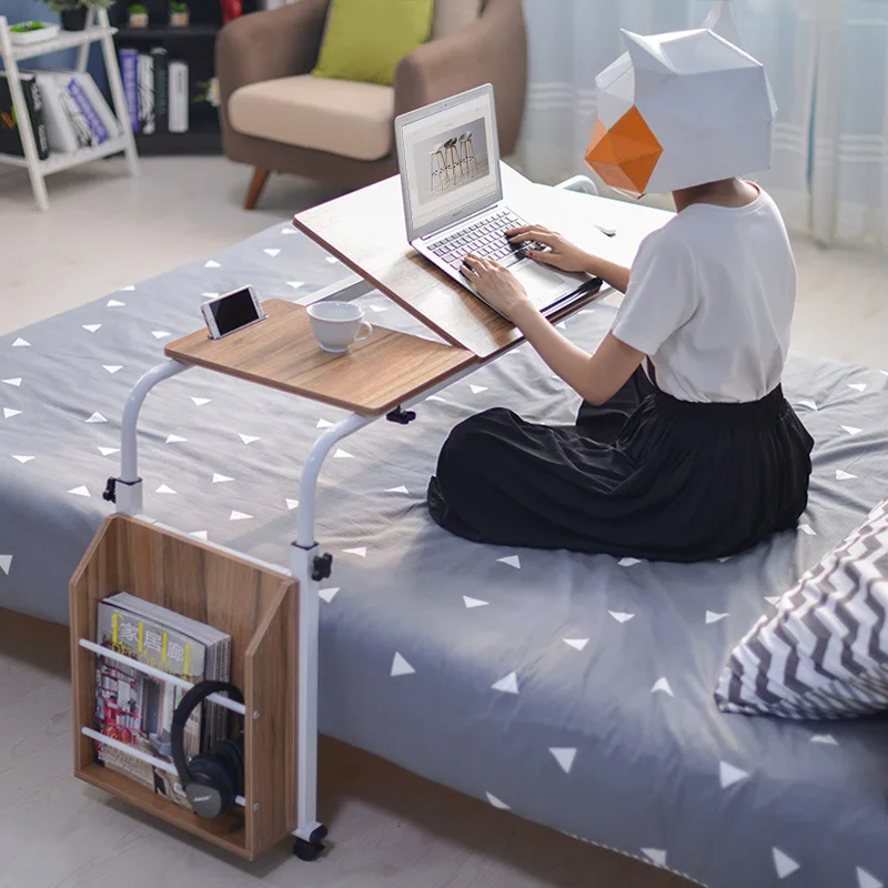 

[Manufacturers Direct Selling] Cross-Bed Item Desktop Computer Desk Tilt China Mobile Nursing Care Household Laptop Table