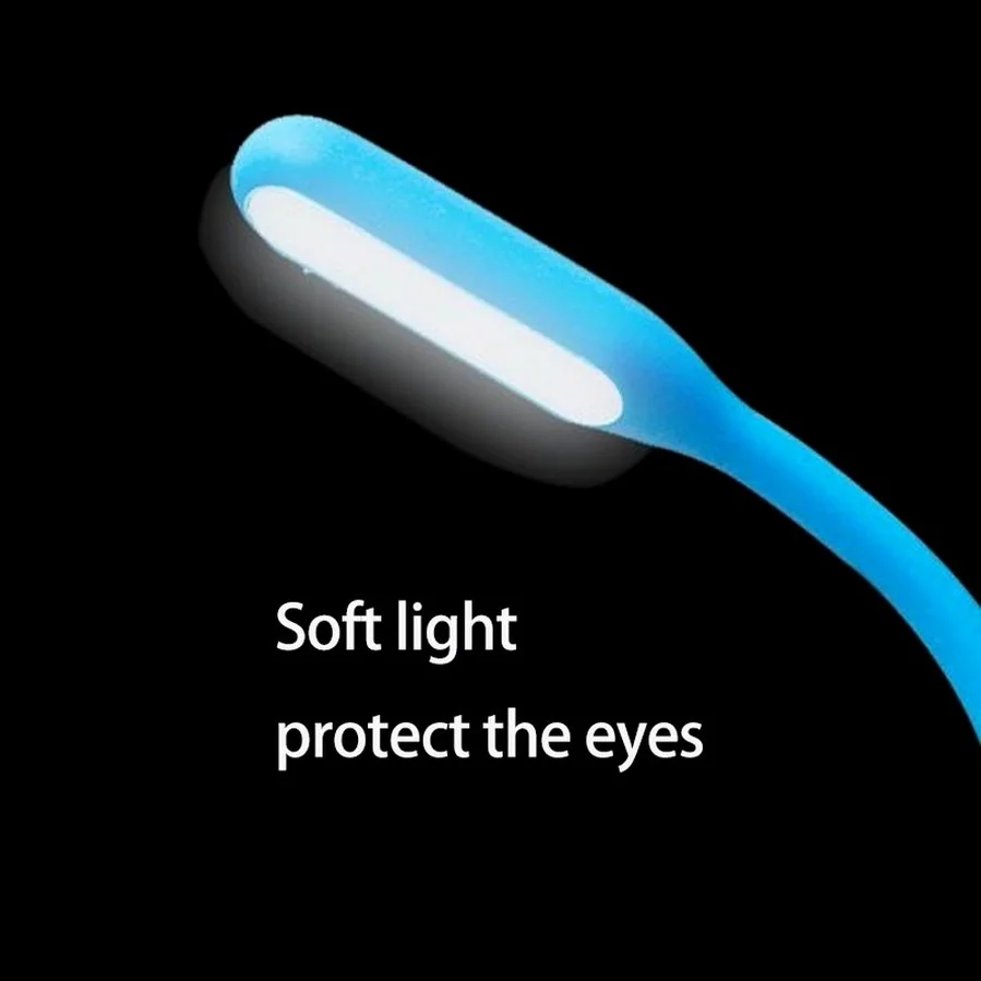 VnnZzo 1pcMini Portable USB LED Lamp Super Bright Book Light Reading Lamp For Power Bank PC Laptop Notebook Book Light 10 Colors led light,book light,mini led light