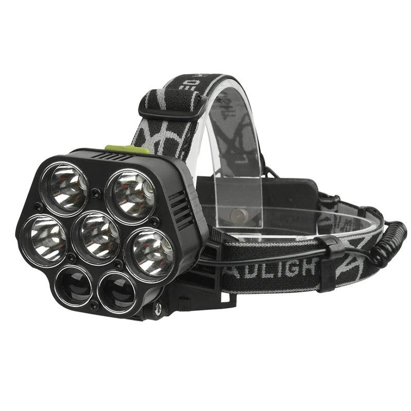 

5pcs XM-L T6 + 2*XPE Z502507 Led Headlamp Micro USB Charger Headlight Head Lamp Portable Light Torch Lantern for Fishing