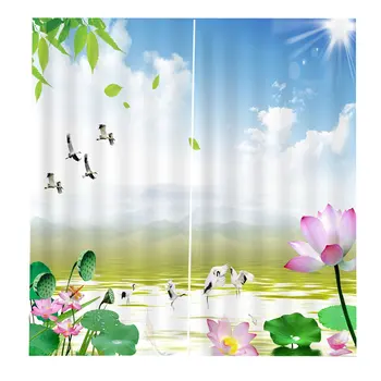 

BJQ-1448 Modern Design Curtain Panel Curtains for Home Kitchen Living Room Bedroom Curtain for Window Decoration