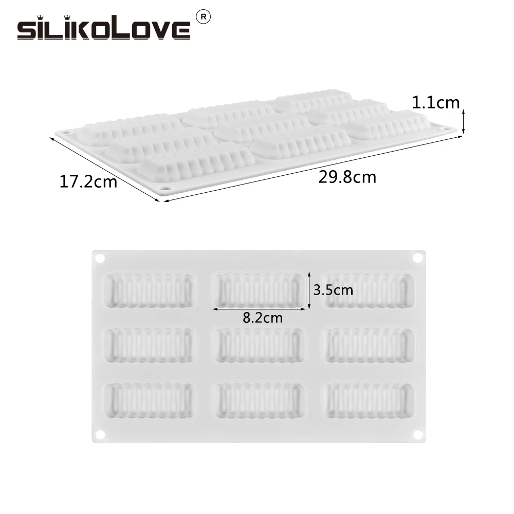 SILIKOLOVE 6cavity спираль Форма силиконовая форма для выпечки в форме цветка 3D формочки для выпекания кексов, декоративные инструменты для выпечки мусс выпечка пресс-форм