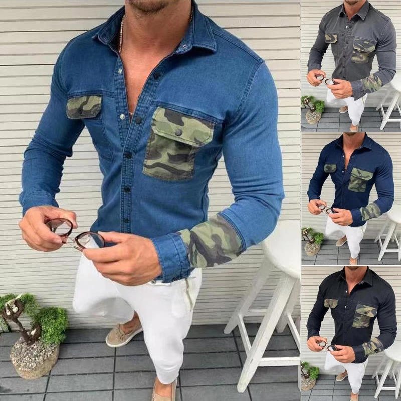 jean jacket with polo shirt