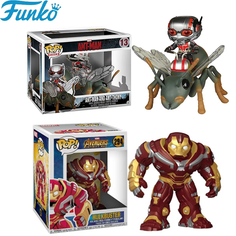 Funko pop Marvel Мстители Endgame Бесконечная война анти-Халк ПВХ Фигурки Коллекционная модель игрушки Детские игрушки Подарки 2F29