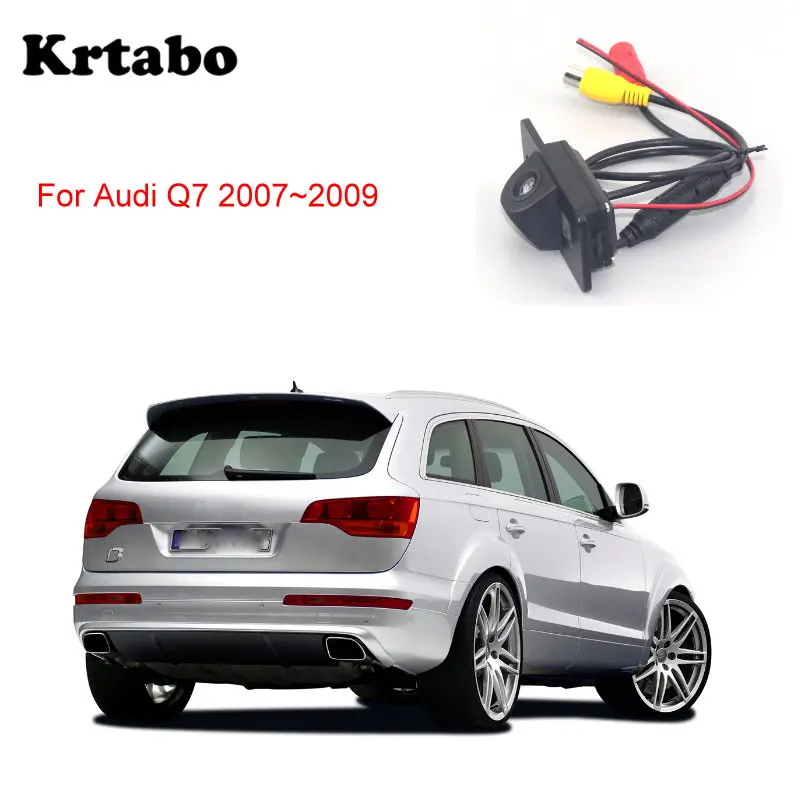 Krtabo Автомобильная камера заднего вида для Audi Q7 2007 2008 2009 автомобиля ночного видения камера заднего вида, CCD Водонепроницаемая hd-камера