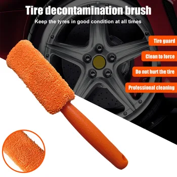 

Microfiber Wheel Tire Rim Brush Washing Cleaner Tool for Car Truck OE88
