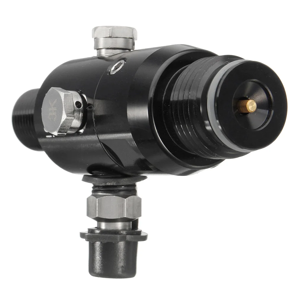 Черный 5/8 дюймов 18UNF резьба Пейнтбольный клапан регулятор 4500psi HPA выход воздушного бака 1800psi ENA88 - Цвет: Черный