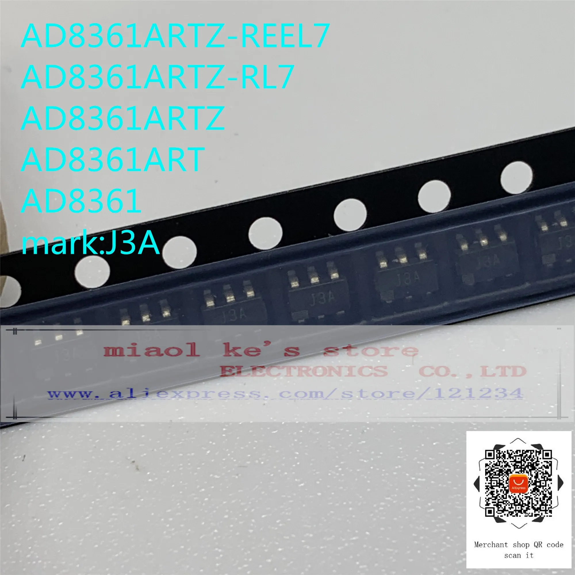 [1 шт.-10 шт.] 100% Новинка Оригинал: Φ AD8361ARTZ AD8361ART AD8361 mark:J3A - IC радиочастотный Датчик 100
