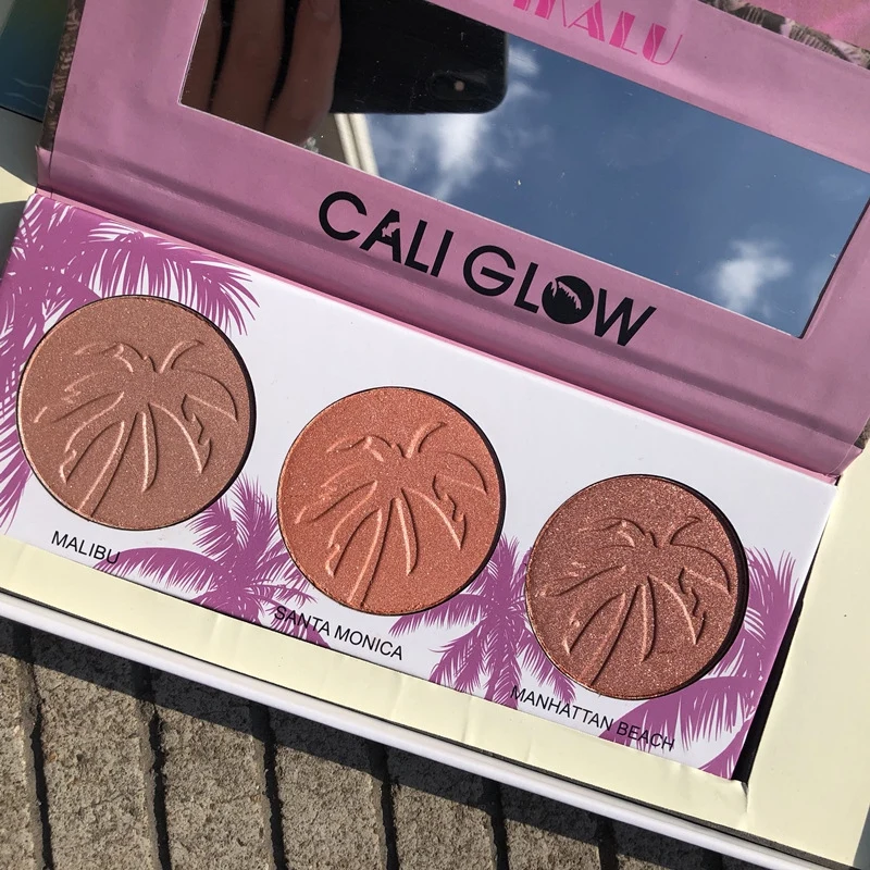 Carimbo de Sombras Pigmento da Sombra do Olho Paleta de Sombra em pó Sombra Terra Matte Glitter Makeup Palette 5 Sombra de olho