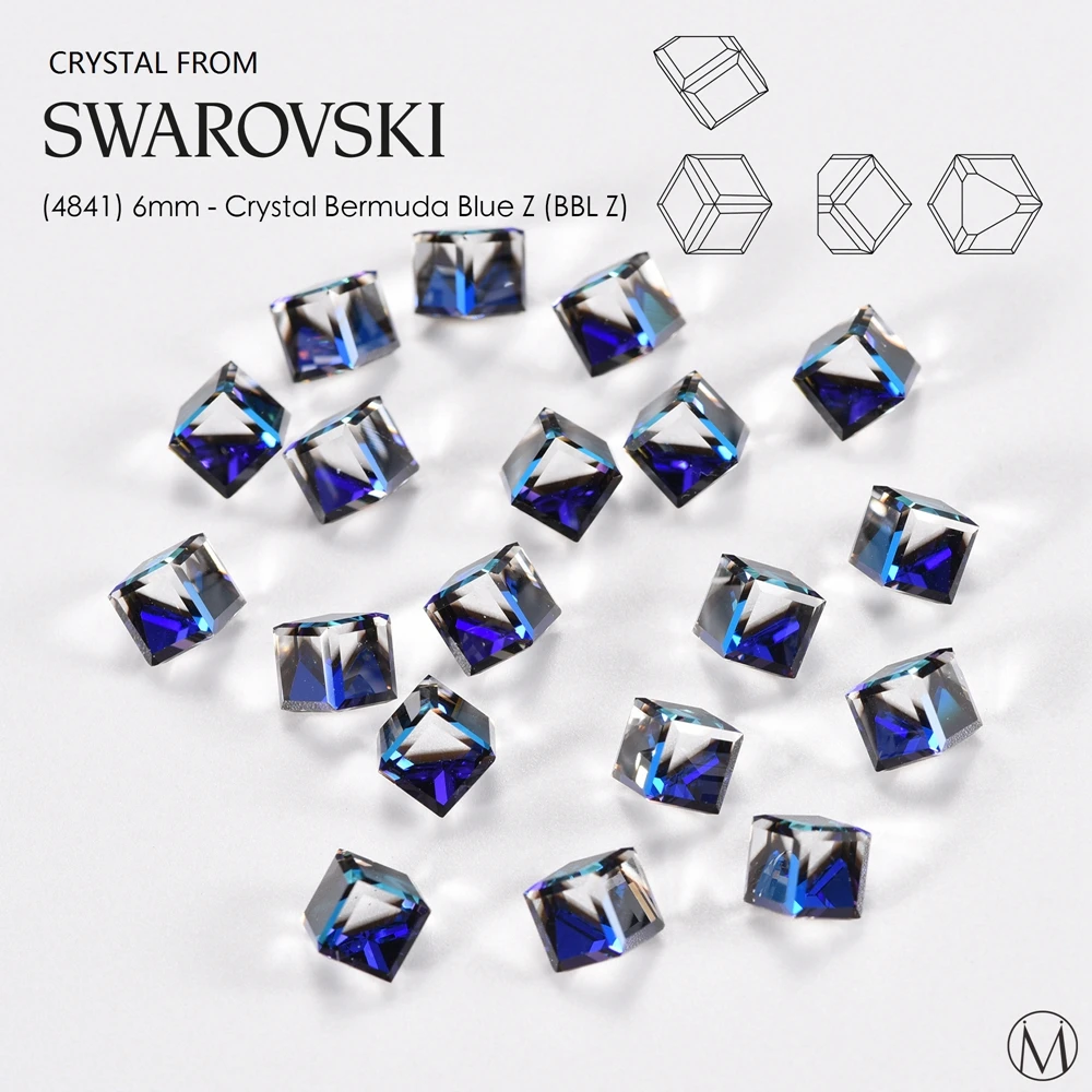 1 шт. x 4841-6 мм куб Необычные каменные кристаллы от Swarovski ювелирные изделия ручной