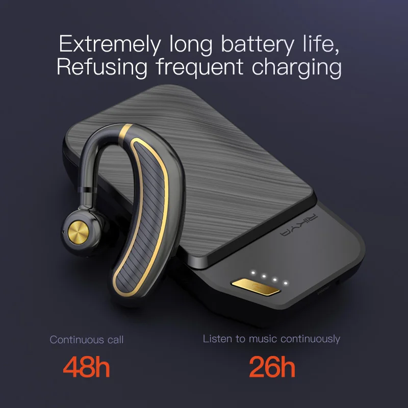 Bluetooth наушники V4.1 беспроводные мини гарнитура Handsfree 24 часа разговора с микрофоном