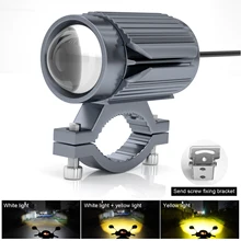 

15W Motorcycle Headlights Auxiliary Lamp Led Spotlight 12V Moto Spot Head Lights 8V-85V