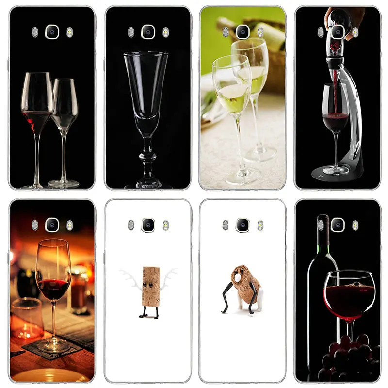Wine Bottle Glass Soft TPU Phone Case For Samsung Galaxy A3 A5 A7 A8 A9 2016 2017 2018 Star Pro Core Coque | Мобильные телефоны и