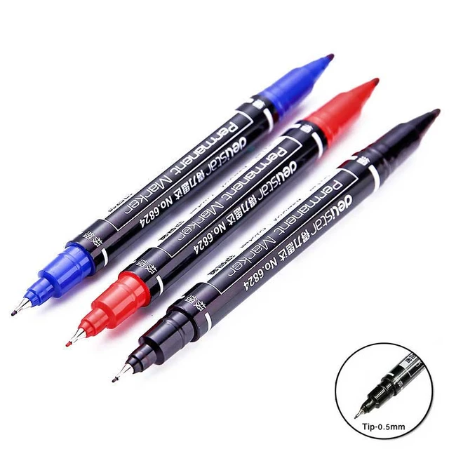 Ultra Fine Point Permanent Marker  Fine Tip Black Permanent Marker - 3pcs/set  Tip - Aliexpress