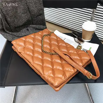 

Pu Leather Shoulder Bag Handbag Messenger Famale Clutch Lady Handbags Lozenge Crossbody Girl Wild Classic Women Bags For Women