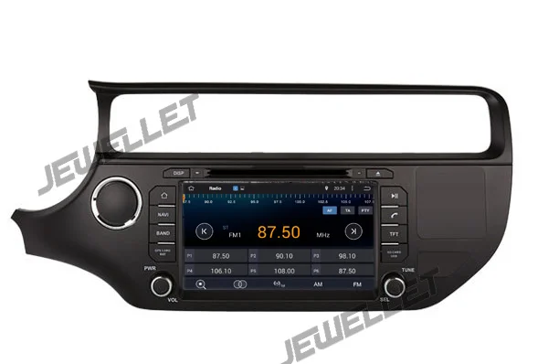 Flash Deal Quad core 1024*600 HD screen Android 9.0 Car DVD GPS radio Navigation for Kia Rio, Pride 2015-2016 with 4G/wifi DVR OBD 1080P 2